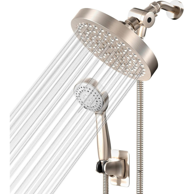 JASODI 6 Inch High Pressure Rainfall Showerhead for Bath Adjustable